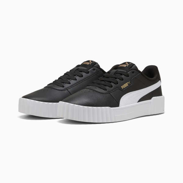 Carina 3.0 Sneakers Women, PUMA Black-PUMA White-PUMA Gold, large-ZAF