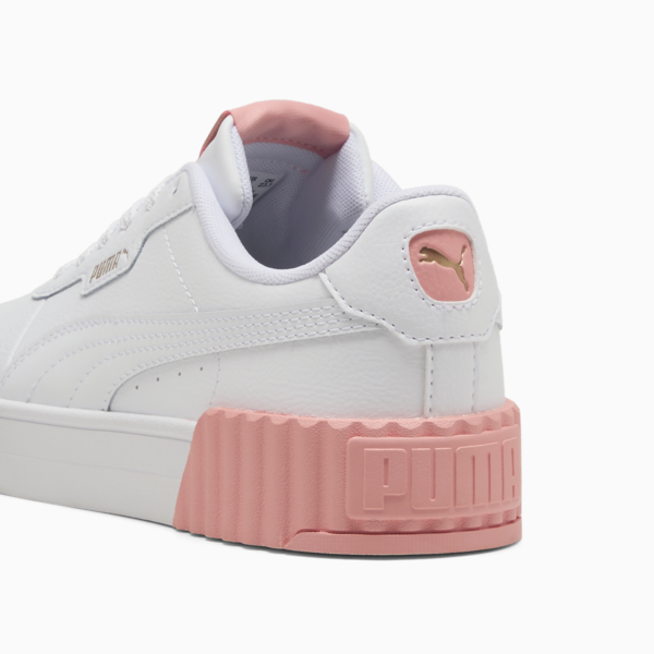 Carina 3.0 Sneakers Women, PUMA White-Pink Fruit-PUMA Gold, large-MEX