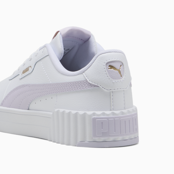 Tenis Mujer Carina Street Lux, PUMA White-Lilac Frost-PUMA Gold, large-MEX
