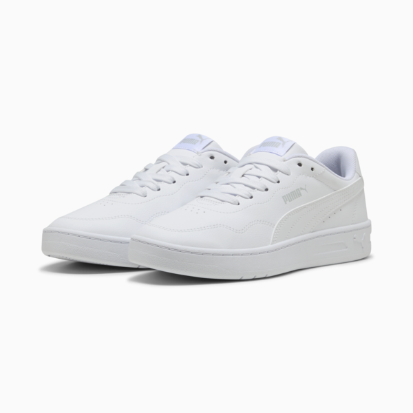 Court Lally Sneakers Women, PUMA White-PUMA White-Cool Light Gray, large-ZAF