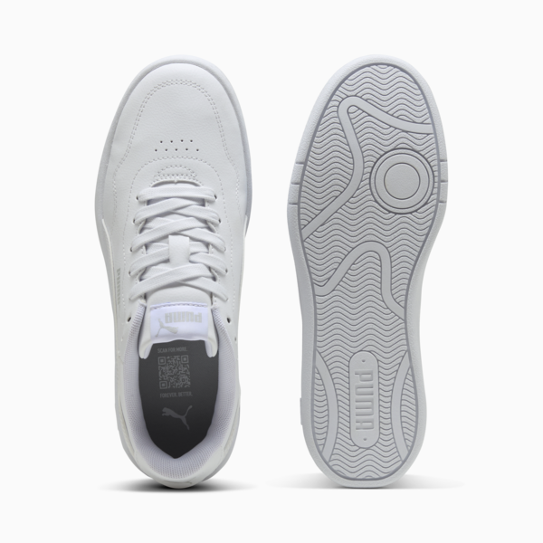 Court Lally Sneakers Women, PUMA White-PUMA White-Cool Light Gray, large-ZAF