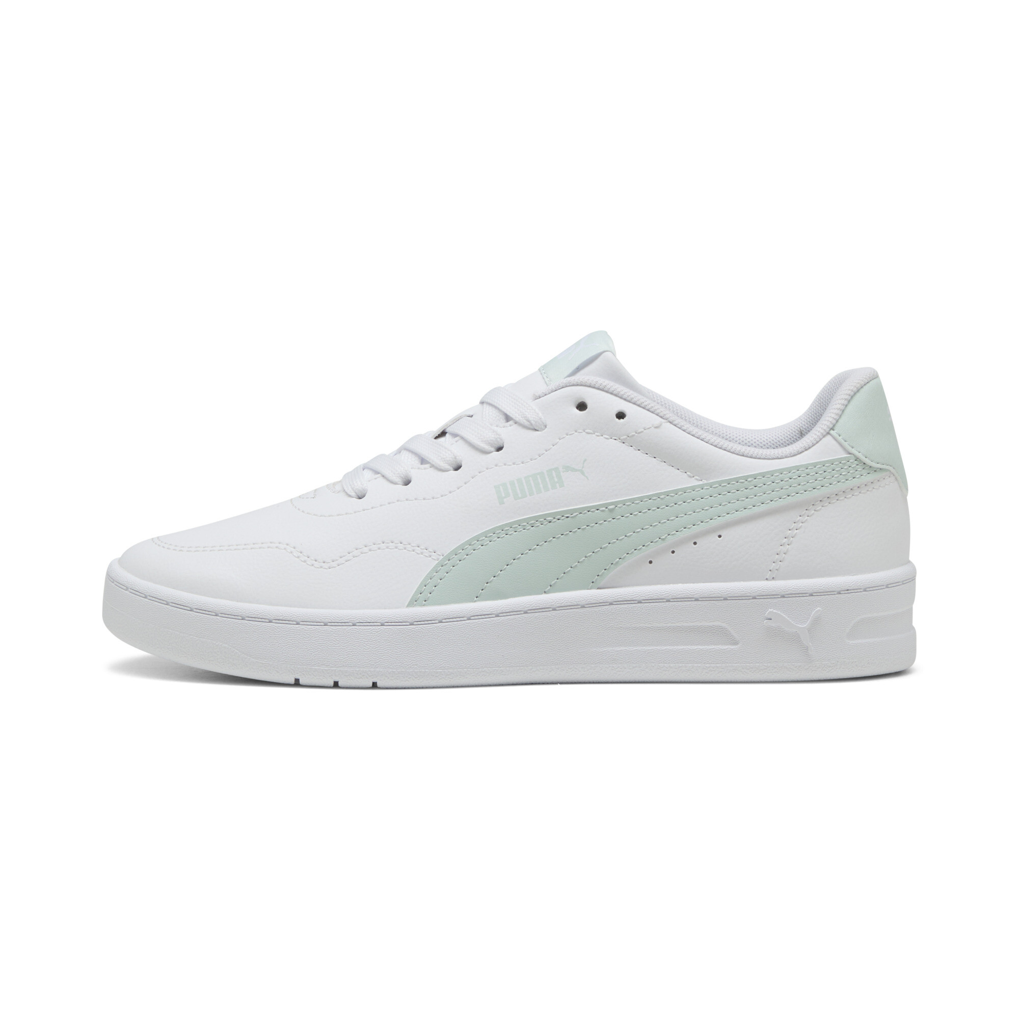 Puma Court Lally Sneakers Damen Schuhe | White/Peaceful Blue | Größe: 36