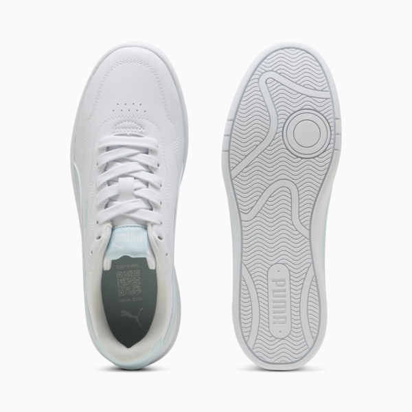 Court Lally Sneakers Women, PUMA White-Sea Glass, large-ZAF