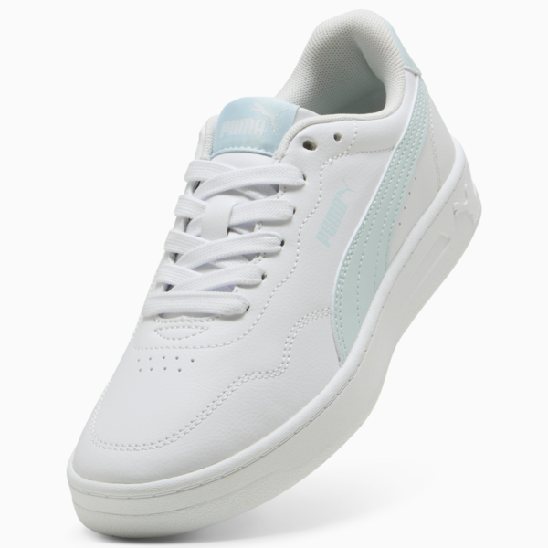 Court Lally Sneakers Women, PUMA White-Sea Glass, large-ZAF
