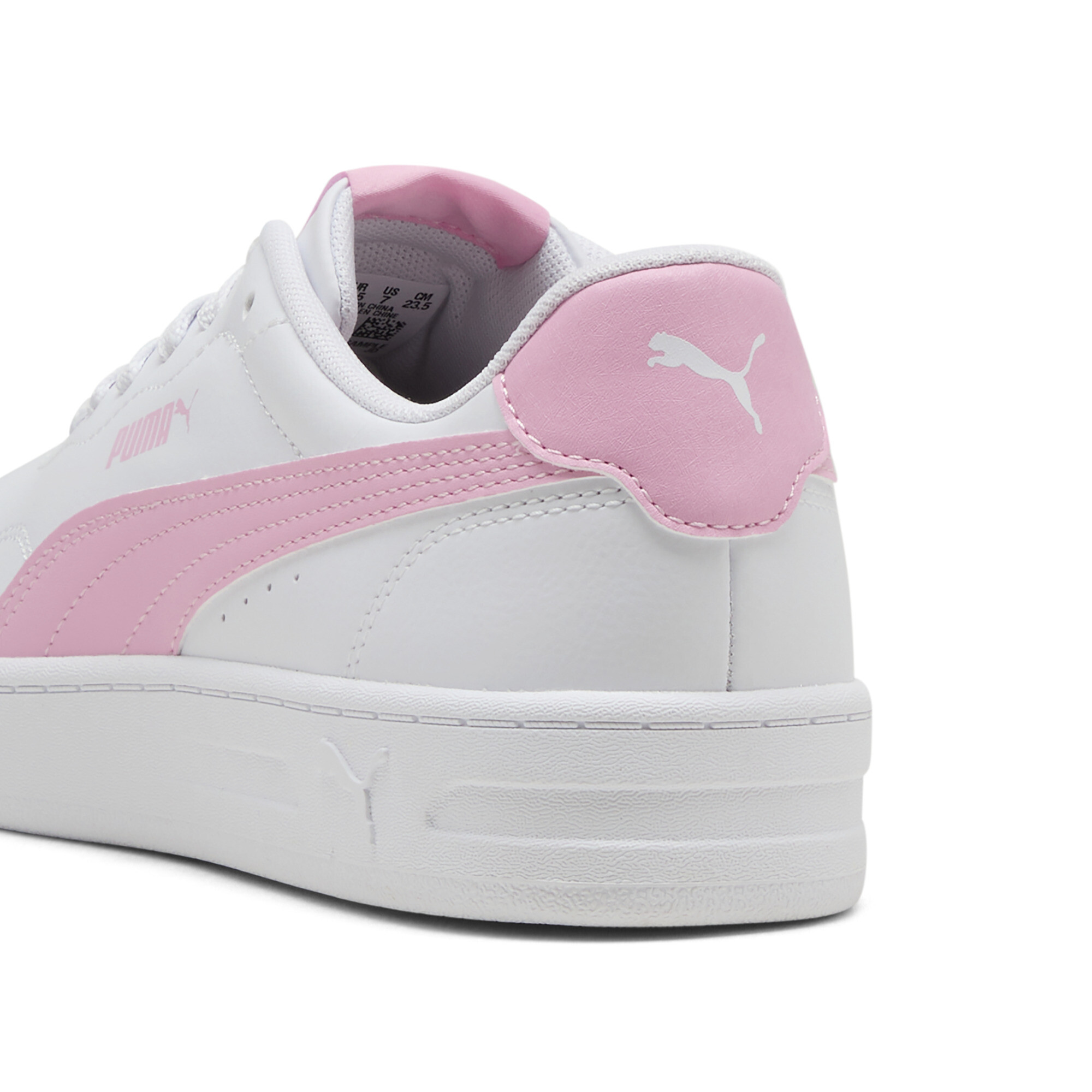 PUMA Court Lally sneakers voor Dames, Roze/Wit, Maat 41 thumbnail 5