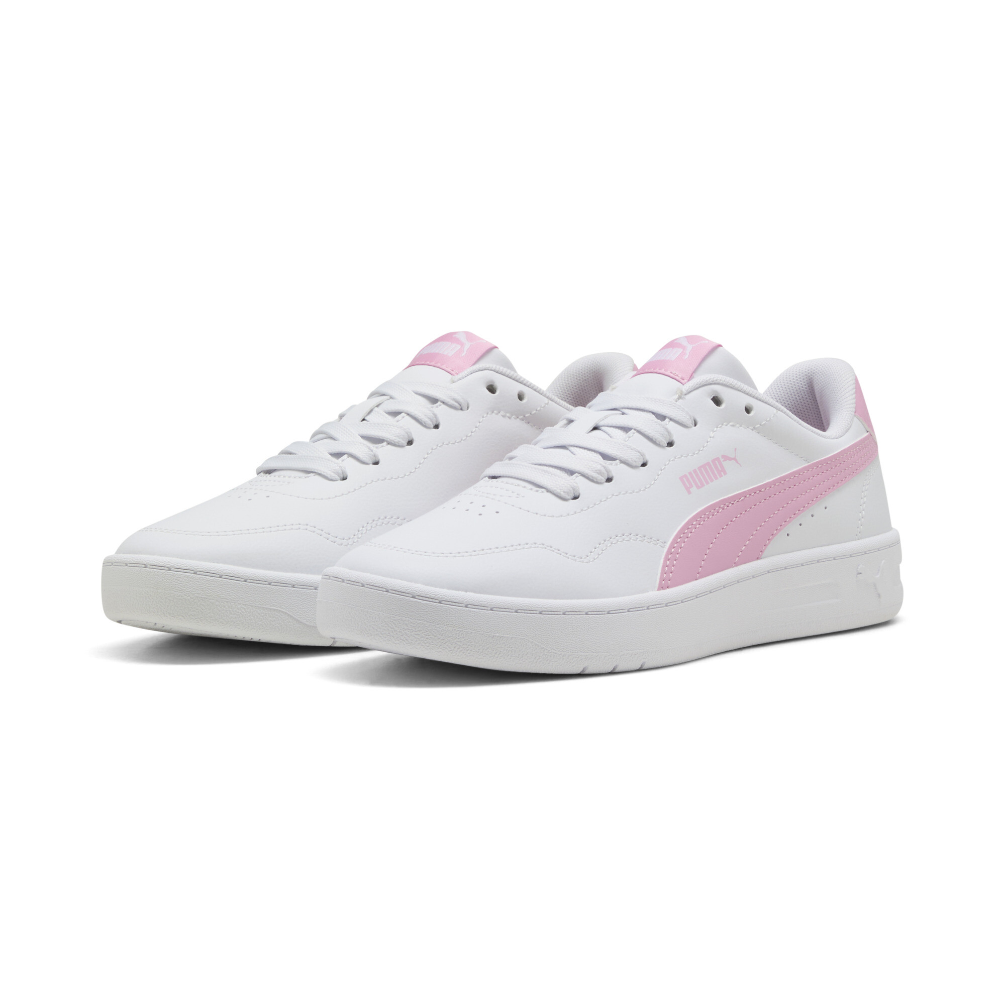 PUMA Court Lally sneakers voor Dames, Roze/Wit, Maat 41 thumbnail 6