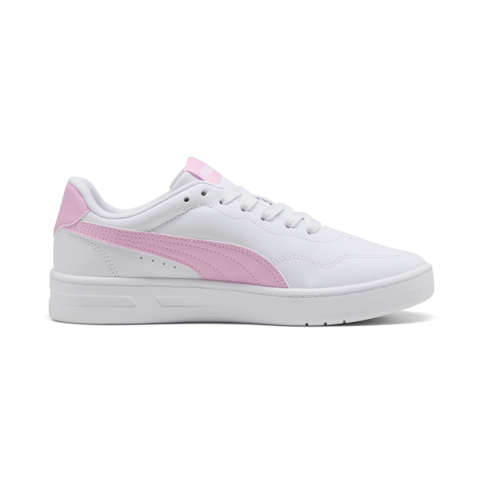 PUMA Court Lally sneakers voor Dames, Roze/Wit, Maat 41 thumbnail 3