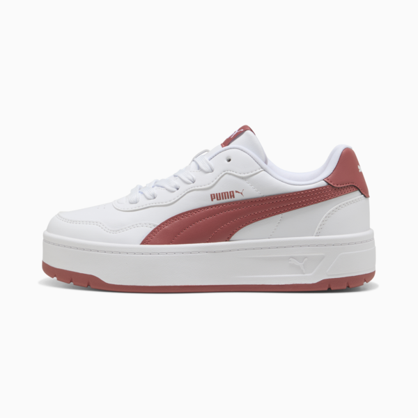 Court Lally Skye Sneakers Women, PUMA White-Exotic Red, large-ZAF