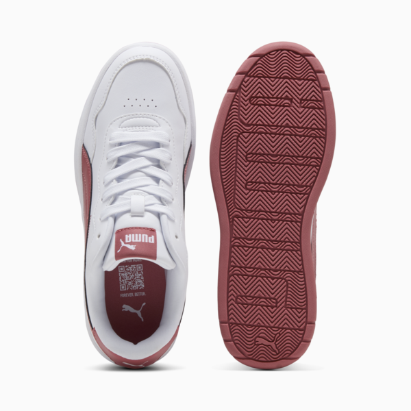 Court Lally Skye Sneakers Women, PUMA White-Exotic Red, large-ZAF