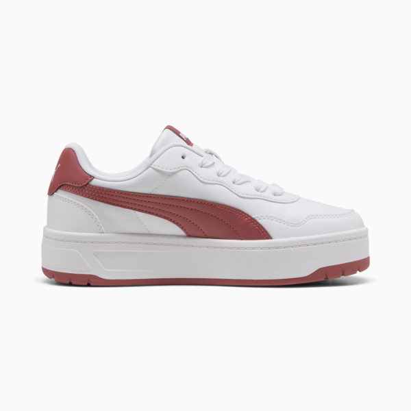 Court Lally Skye Sneakers Women, PUMA White-Exotic Red, large-ZAF