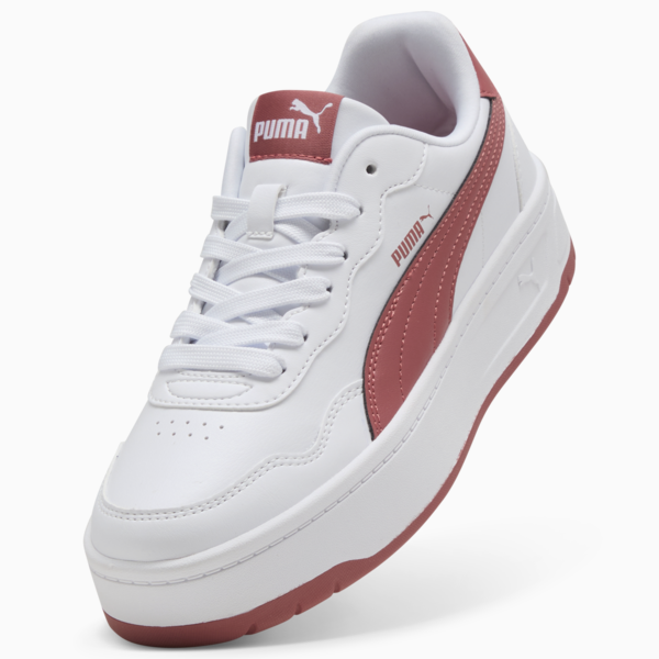Court Lally Skye Sneakers Women, PUMA White-Exotic Red, large-ZAF
