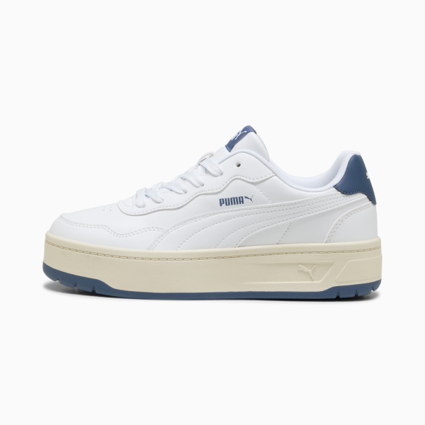 Court Lally Skye Sneakers Women, PUMA White-Dark Indigo-Alpine Snow, large-ZAF