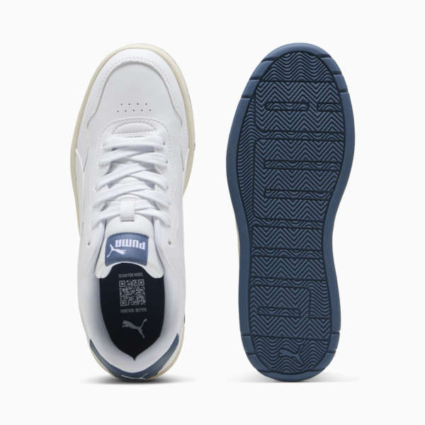Court Lally Skye Sneakers Women, PUMA White-Dark Indigo-Alpine Snow, large-ZAF