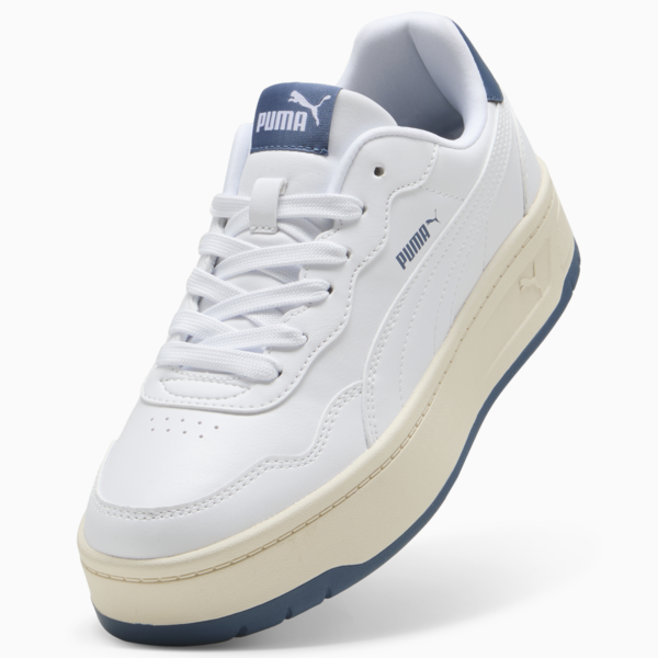 Court Lally Skye Sneakers Women, PUMA White-Dark Indigo-Alpine Snow, large-ZAF