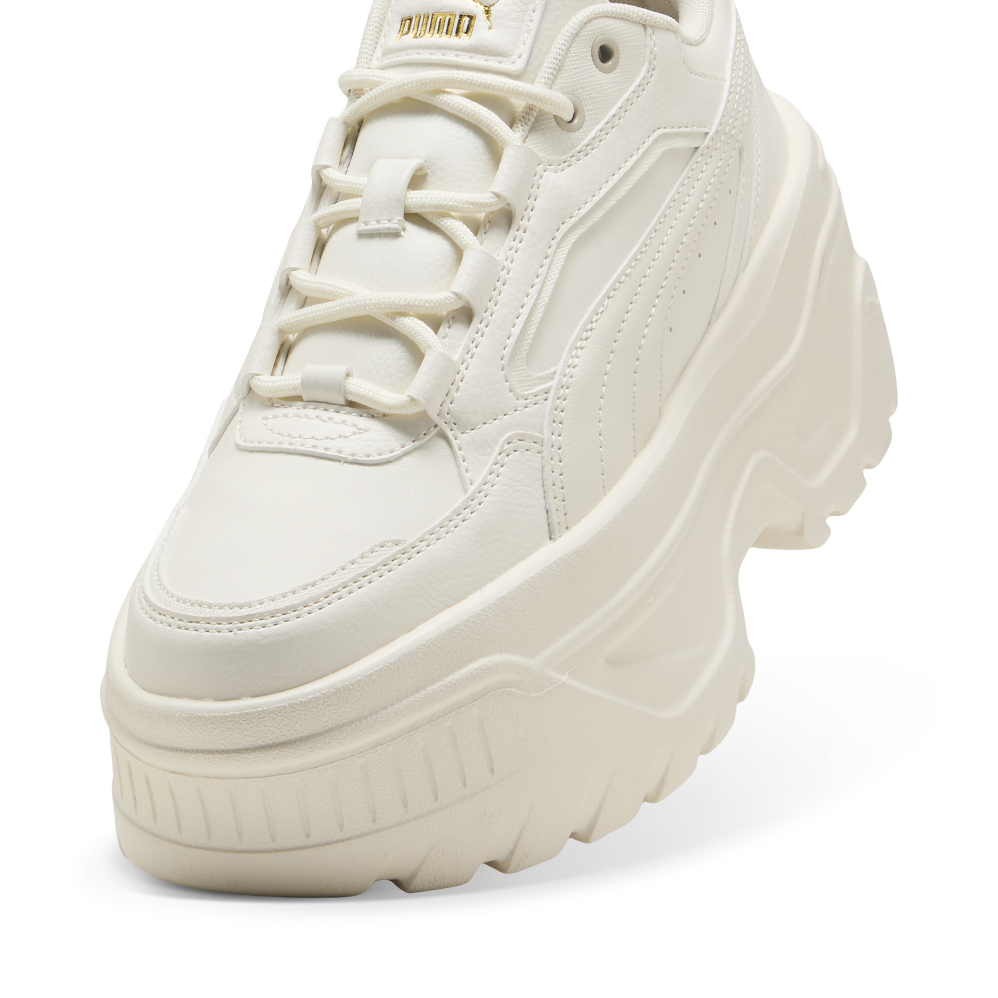 PUMA Karmen X-TRA sneakers voor Dames, Goud, Maat 39 thumbnail 2