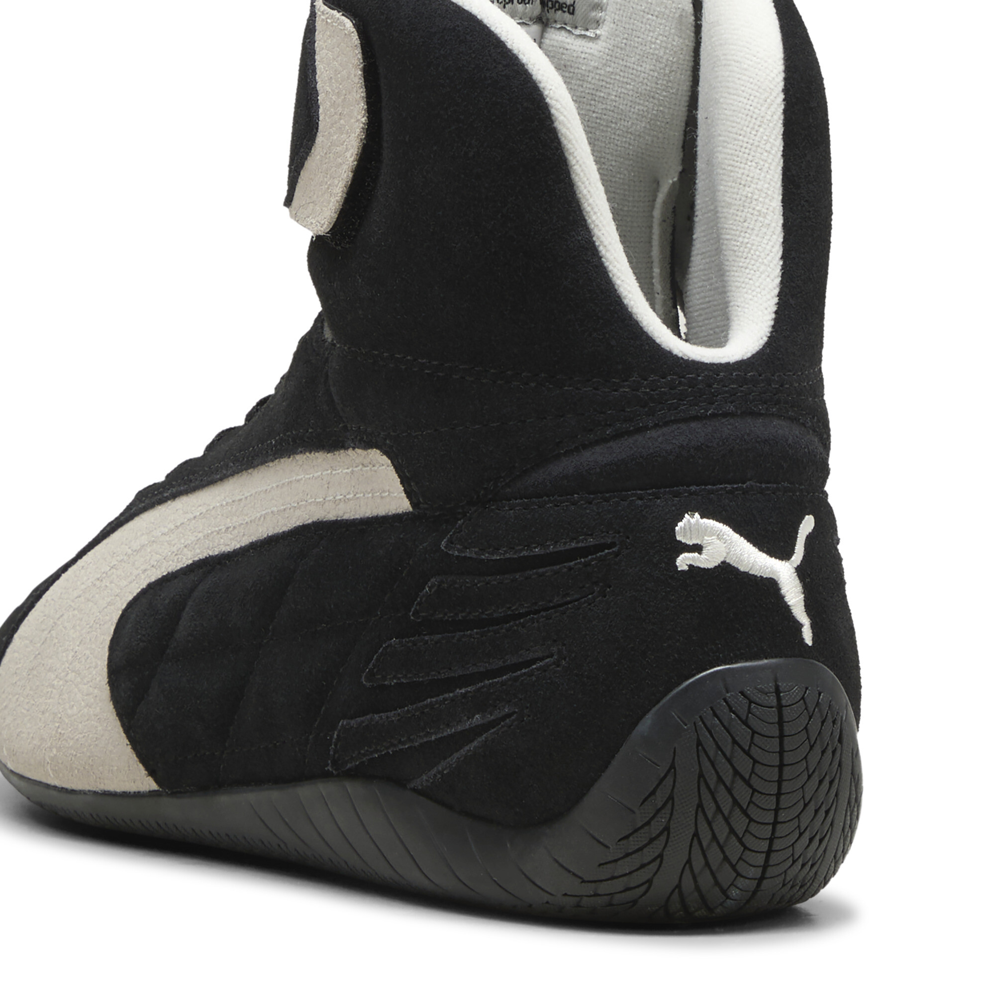 PUMA Speedcat Mid uniseks sneakers, Zwart/Wit, Maat 37 thumbnail 5