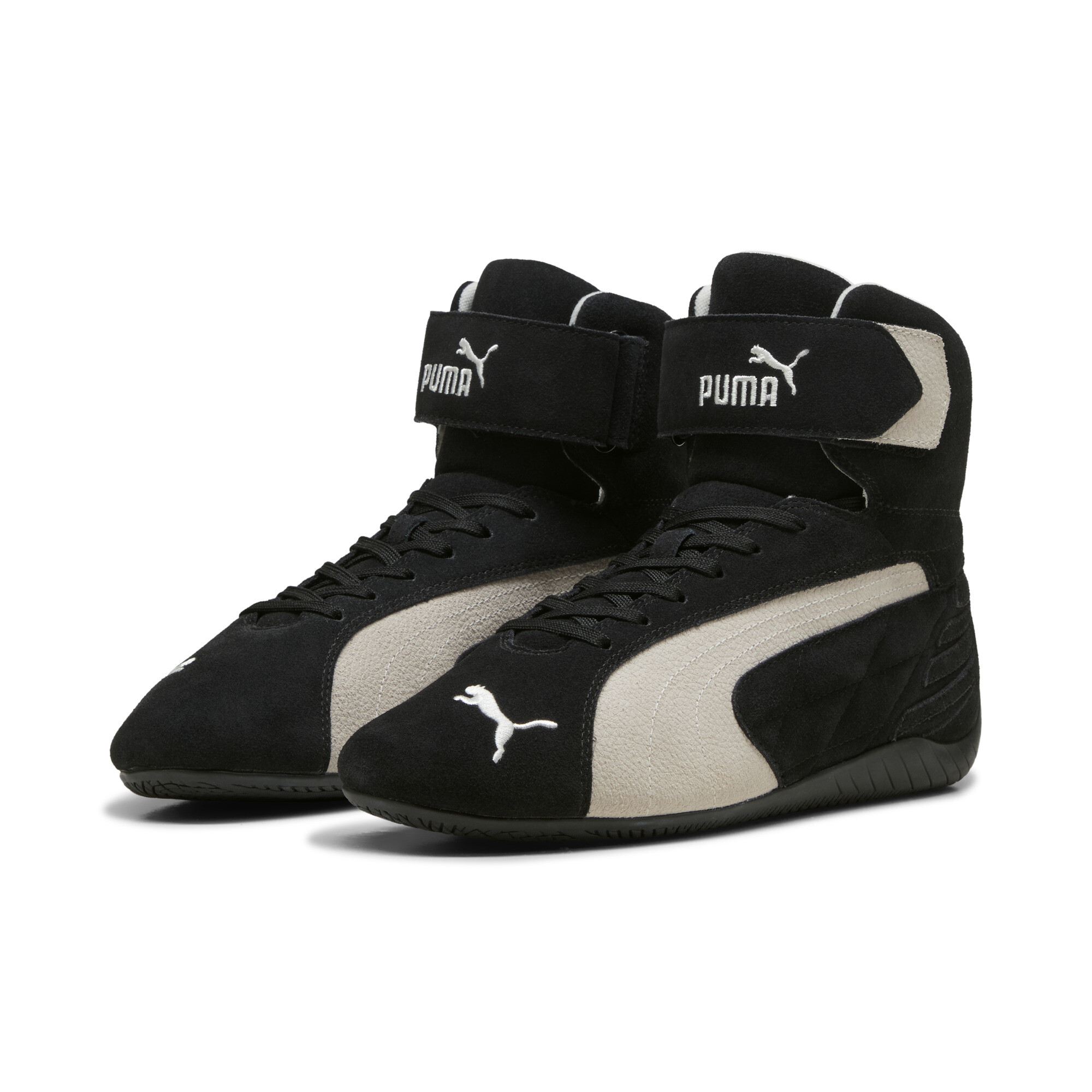 PUMA Speedcat Mid uniseks sneakers, Zwart/Wit, Maat 37 thumbnail 6