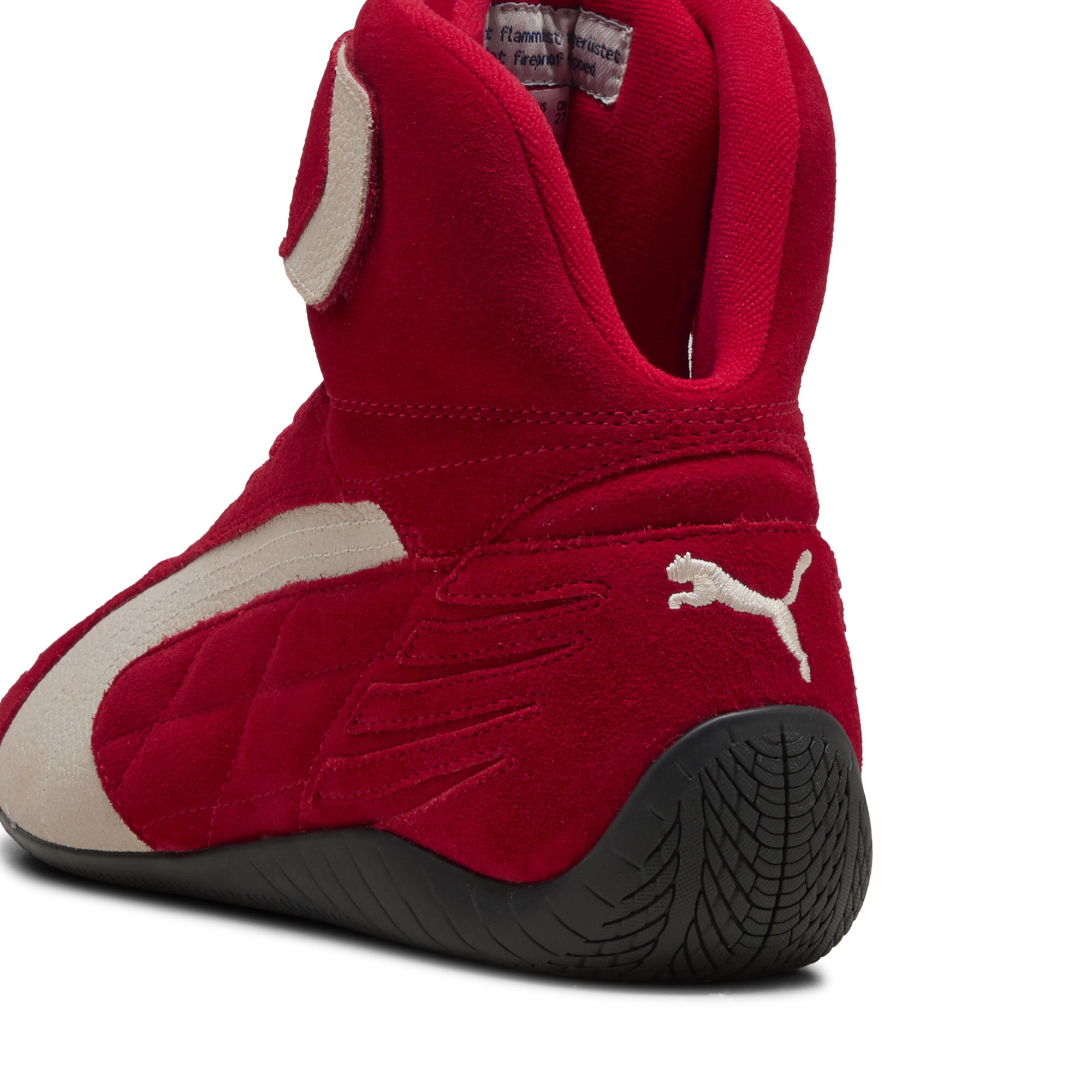 PUMA Speedcat Mid uniseks sneakers, Rood/Wit, Maat 45 thumbnail 5