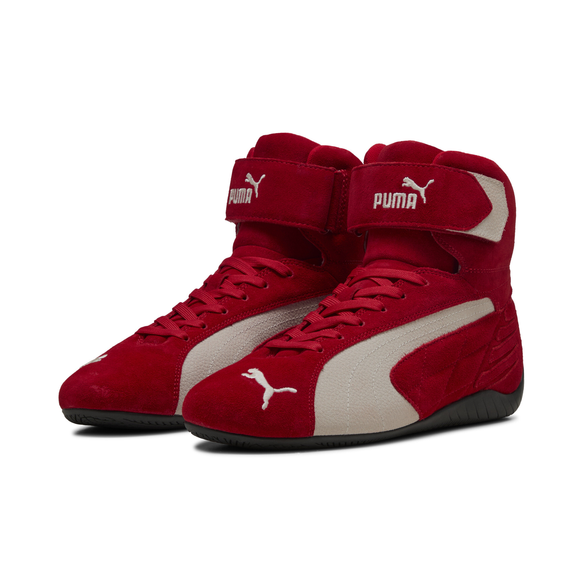 PUMA Speedcat Mid uniseks sneakers, Rood/Wit, Maat 45 thumbnail 6