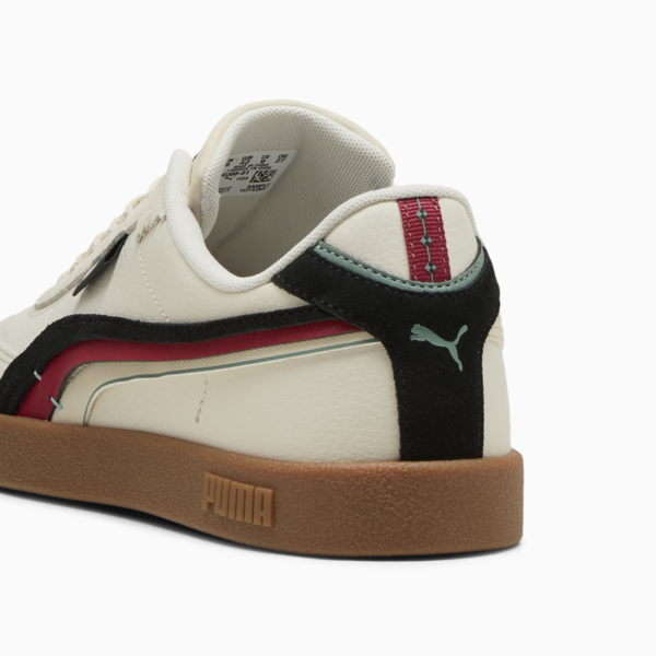 PUMA Club II Era Greenside Sneakers Unisex, Alpine Snow-PUMA Black-Dark Crimson, large-ZAF