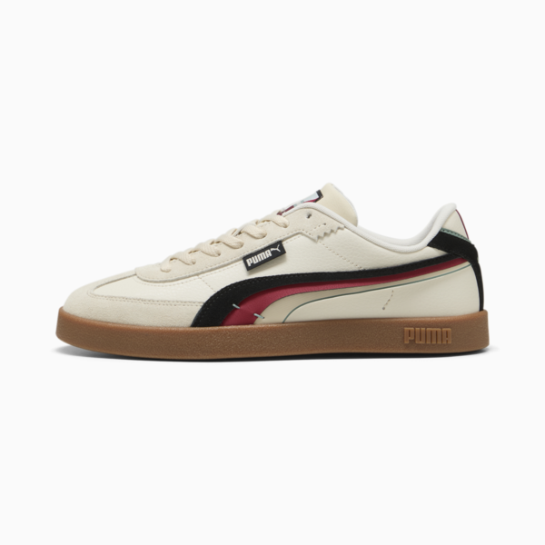 PUMA Club II Era Greenside Sneakers Unisex, Alpine Snow-PUMA Black-Dark Crimson, large-ZAF