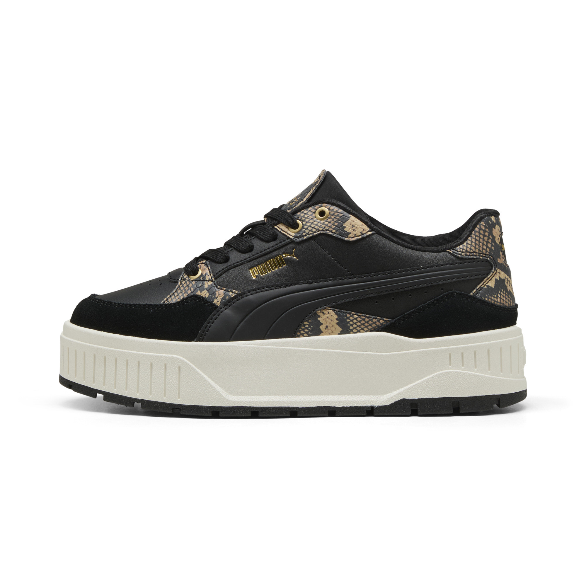 Puma Karmen II Idol Snake Chic Sneakers Damen Schuhe | Black/Black/Gold | Größe: 35.5