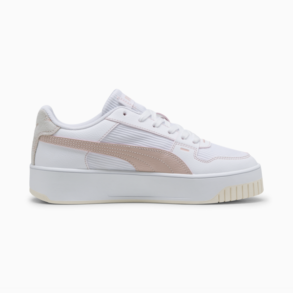 Carina Street Lux Crafted Flowers Sneakers Women, PUMA White-Rose Quartz, large-MEX