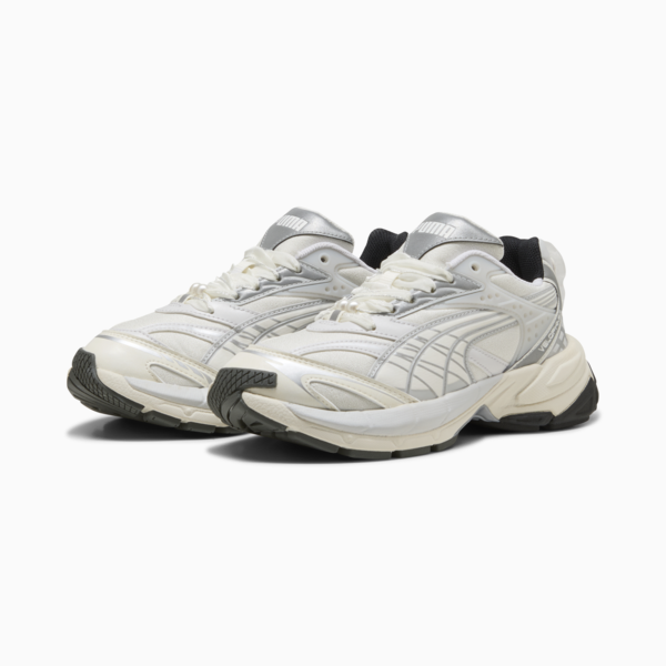 Velophasis Glam Athletics Women, Warm White-Feather Gray, large-ZAF