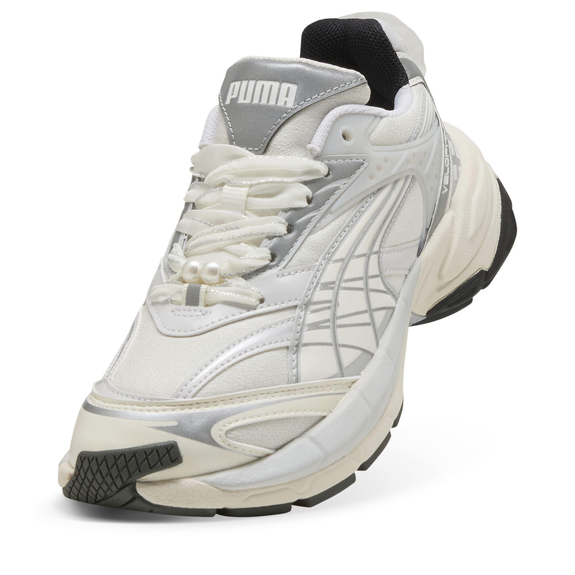 PUMA Velophasis Glam Athletics voor Dames, Grijs/Wit