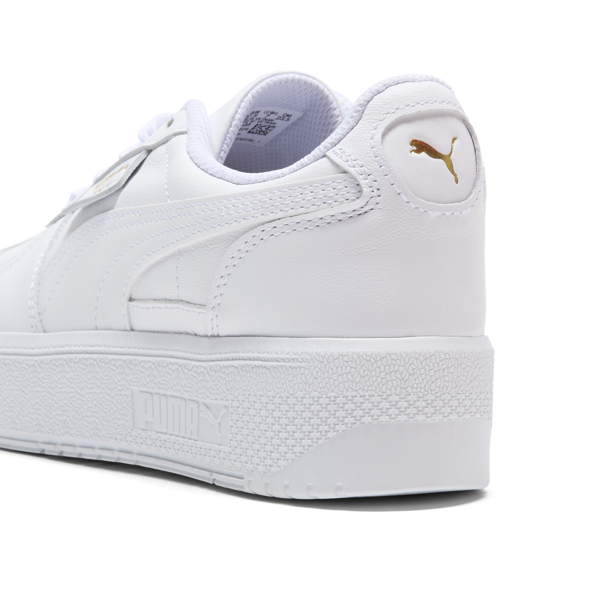 PUMA Palermo Elevata leren sneakers voor Dames, Wit, Maat 37 thumbnail 5