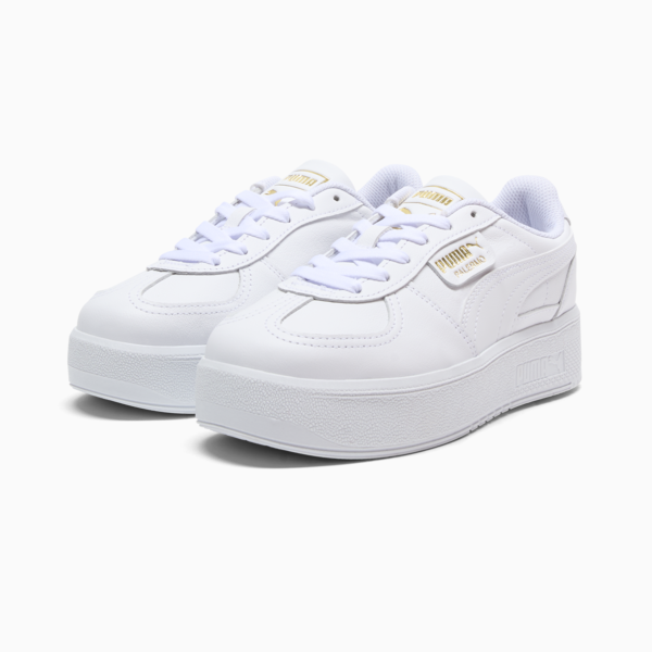 Tenis Palermo Elevata Cuero para mujer, PUMA White, large-MEX