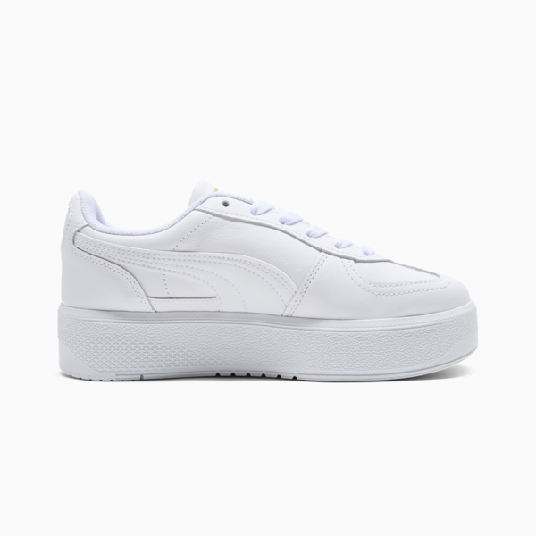 Tenis Palermo Elevata Cuero para mujer, PUMA White, large-MEX