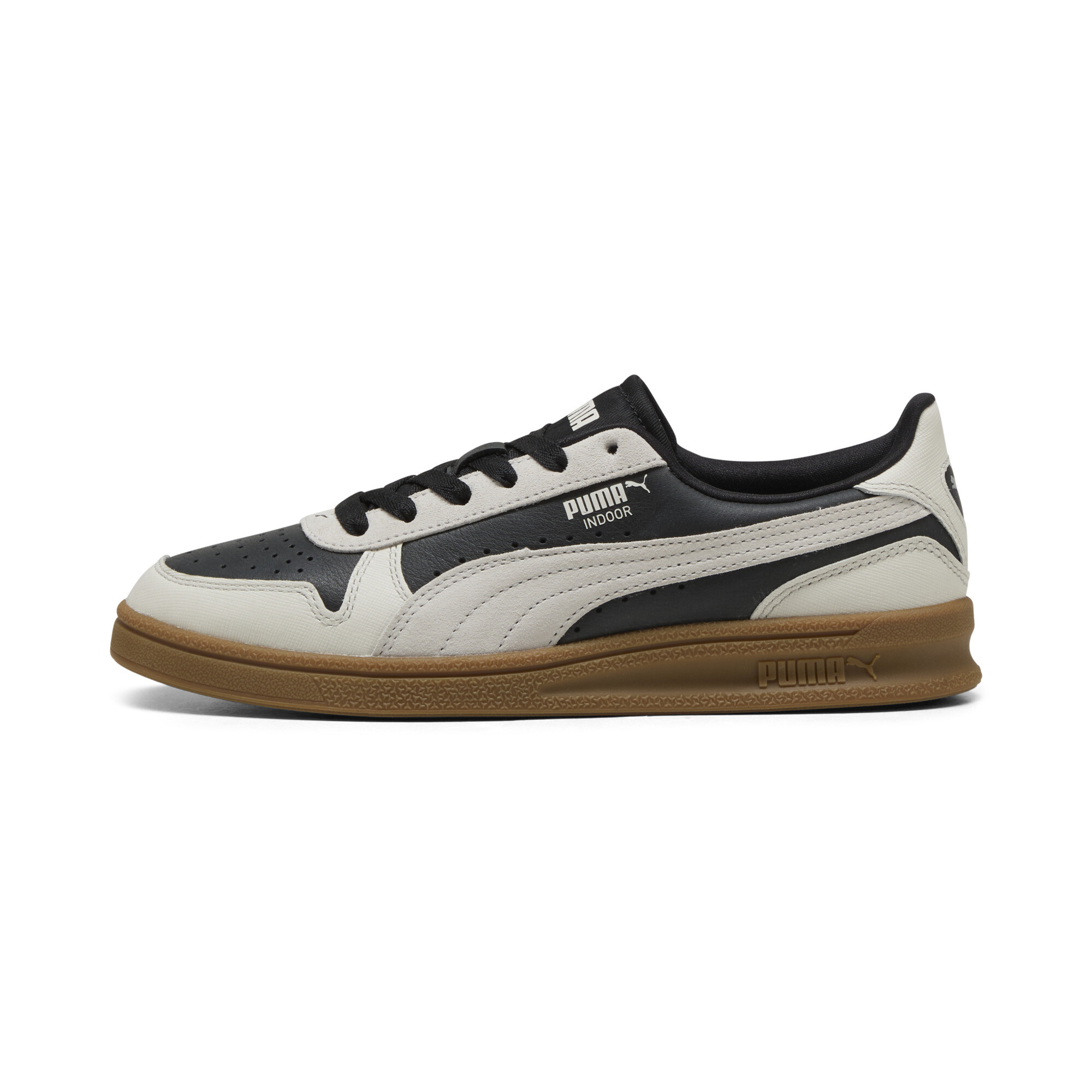 Puma Quiet Lux Indoor Sneakers Damen Schuhe | Mit Plain | Black/Gum | Größe: 36