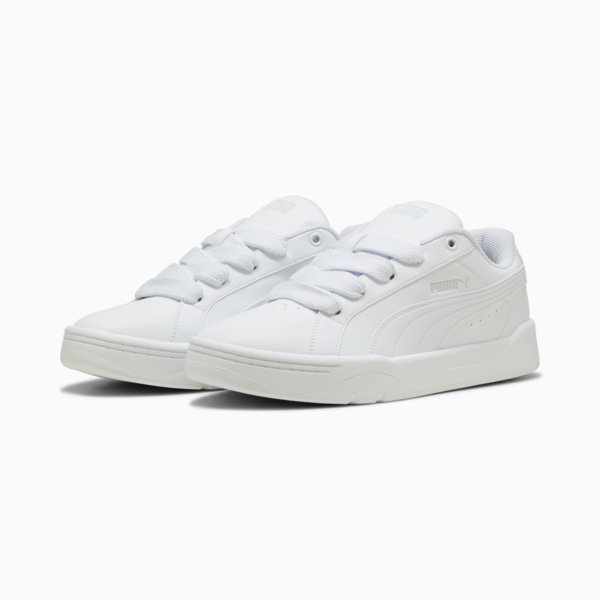 Park Lifestyle Easy Sneakers Unisex, PUMA White-PUMA White-Feather Gray, large-ZAF