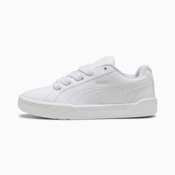 Park Lifestyle Easy Sneakers Unisex, PUMA White-PUMA White-Feather Gray, large-ZAF