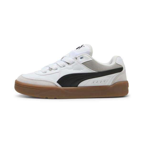 Zapatillas PUMA Park Lifestyle SK8 En Blanco/Negro/Feather Gris