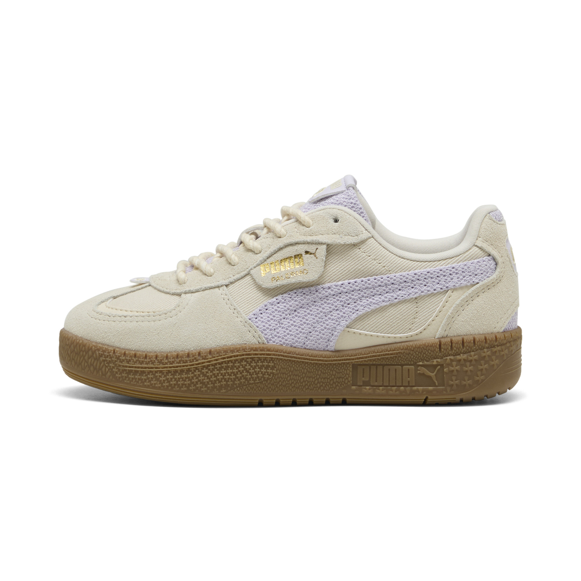 Puma Palermo Moda Summer Feels Sneakers Teenager Schuhe Für Damen Für Kinder | Alpine Snow/Lilac Frost | Größe: 36