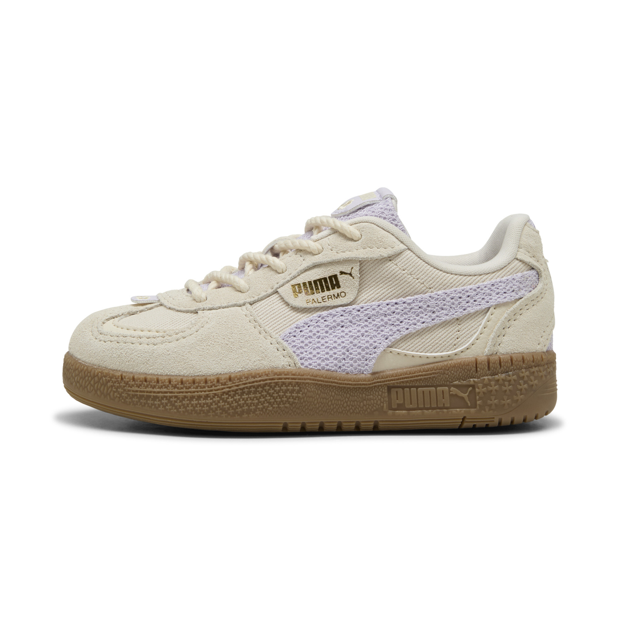 Puma Palermo Moda Summer Feels Sneakers Kinder Schuhe | Alpine Snow/Lilac Frost | Größe: 34