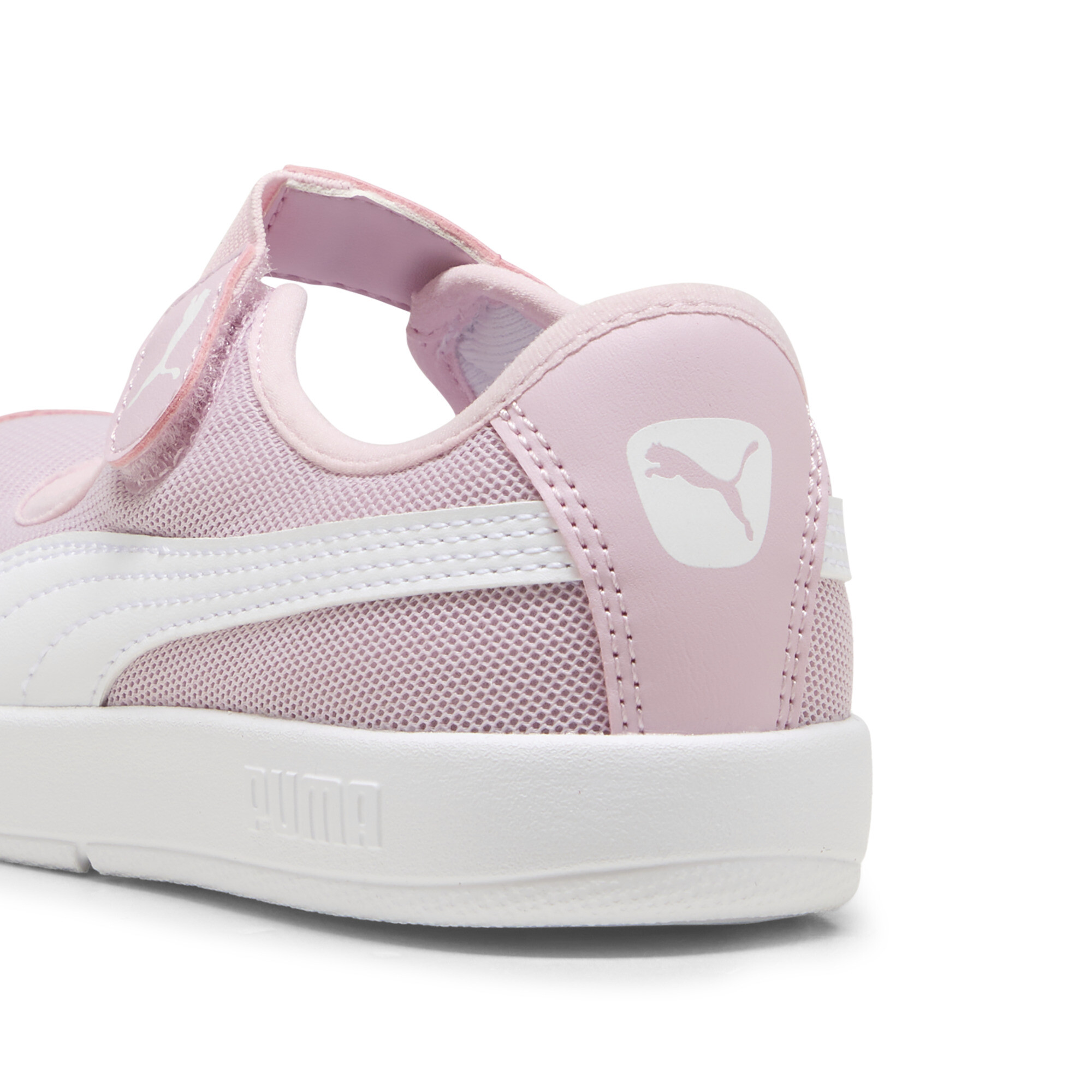 PUMA Courtflex v3 Lina V sneakers voor Dames, Roze/Wit, Maat 34,5 thumbnail 5