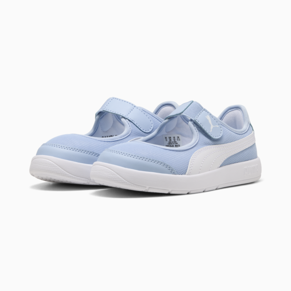 Balerinas Courtflex v3 Lina para niñas, Haute Tropic-PUMA White, large-MEX