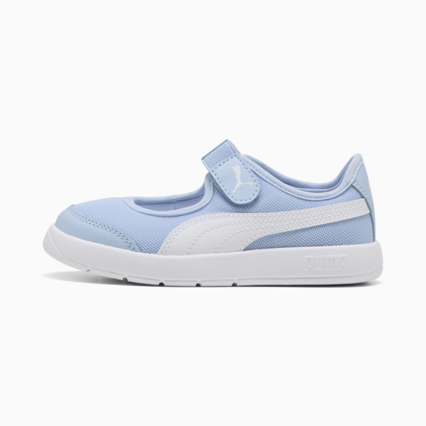 Balerinas Courtflex v3 Lina para niñas, Haute Tropic-PUMA White, large-MEX