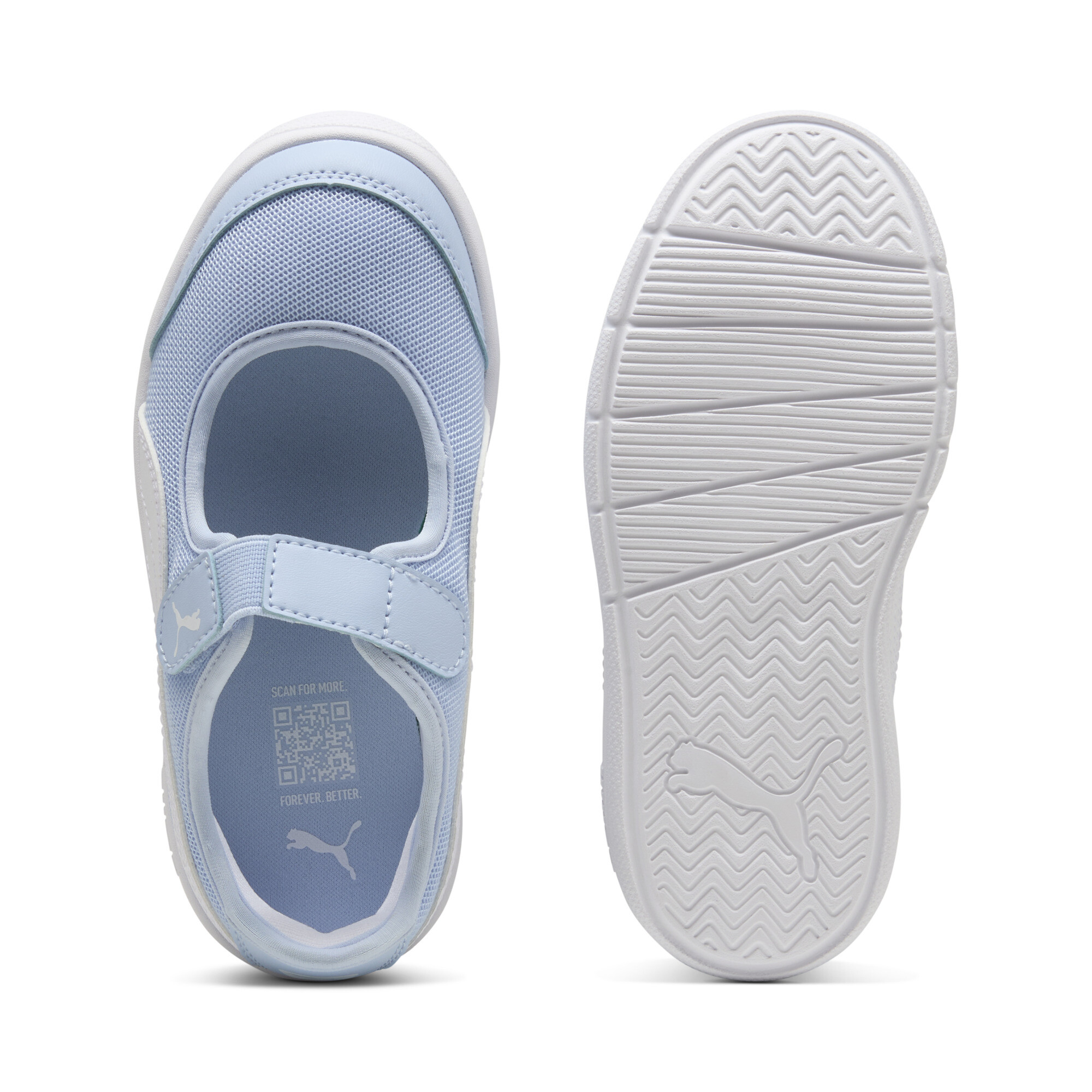 PUMA Courtflex v3 Lina V sneakers voor Dames, Wit, Maat 31 thumbnail 4