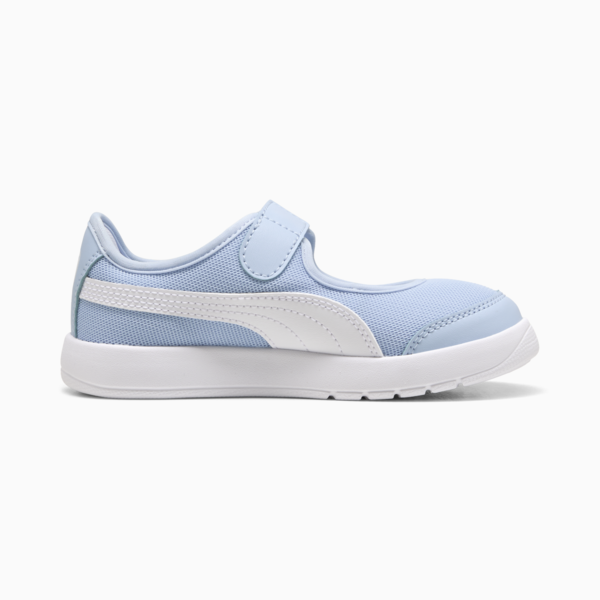 Balerinas Courtflex v3 Lina para niñas, Haute Tropic-PUMA White, large-MEX