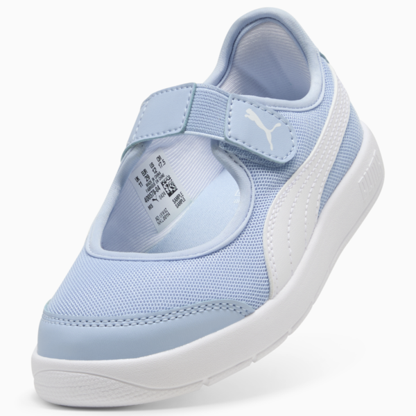 Balerinas Courtflex v3 Lina para niñas, Haute Tropic-PUMA White, large-MEX