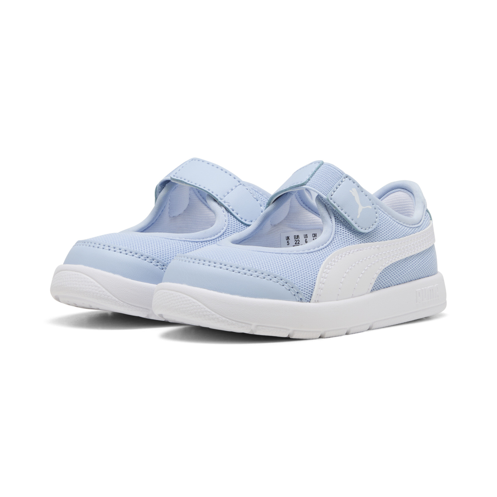 PUMA Courtflex v3 Lina V sneakers voor Dames, Wit, Maat 21 thumbnail 6