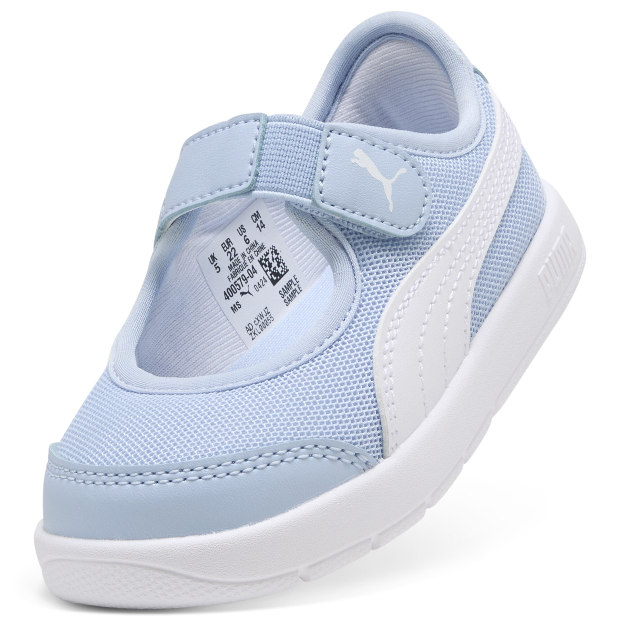 PUMA Courtflex v3 Lina V sneakers voor Dames, Wit, Maat 21 thumbnail 2