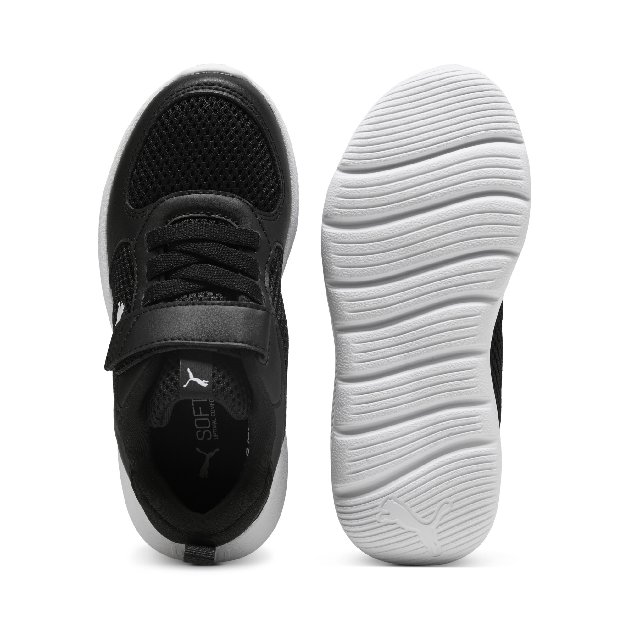 Puma Fun Racer 2 sneakers, Zwart/Wit, Maat 34 thumbnail 4