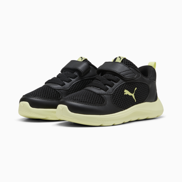 Puma Fun Racer 2 Sneakers Kids, PUMA Black-Fresh Yellow, large-ZAF