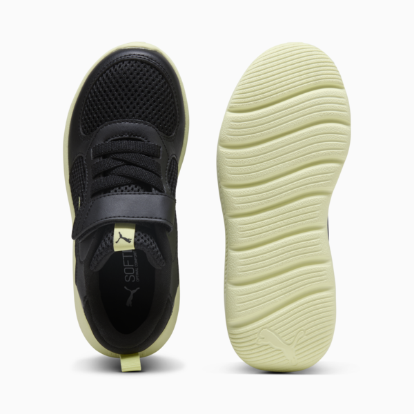 Puma Fun Racer 2 Sneakers Kids, PUMA Black-Fresh Yellow, large-ZAF