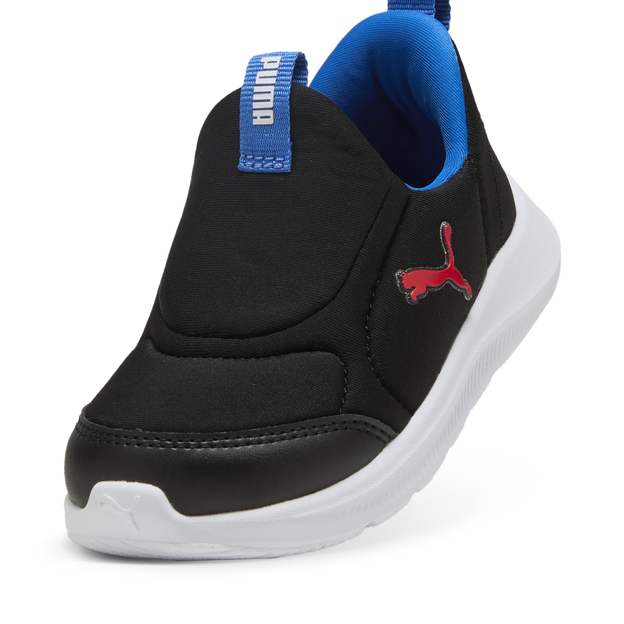 PUMA Fun Racer 2 SLIPTECHâ¢ schoenen, Zwart/Rood, Maat 20 thumbnail 2